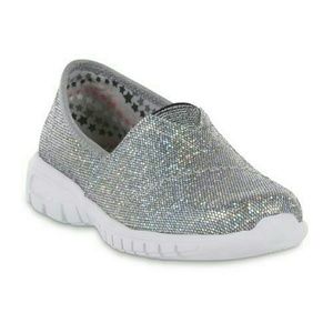 Piper Silver Sparkle Elly Walking Sneakers…